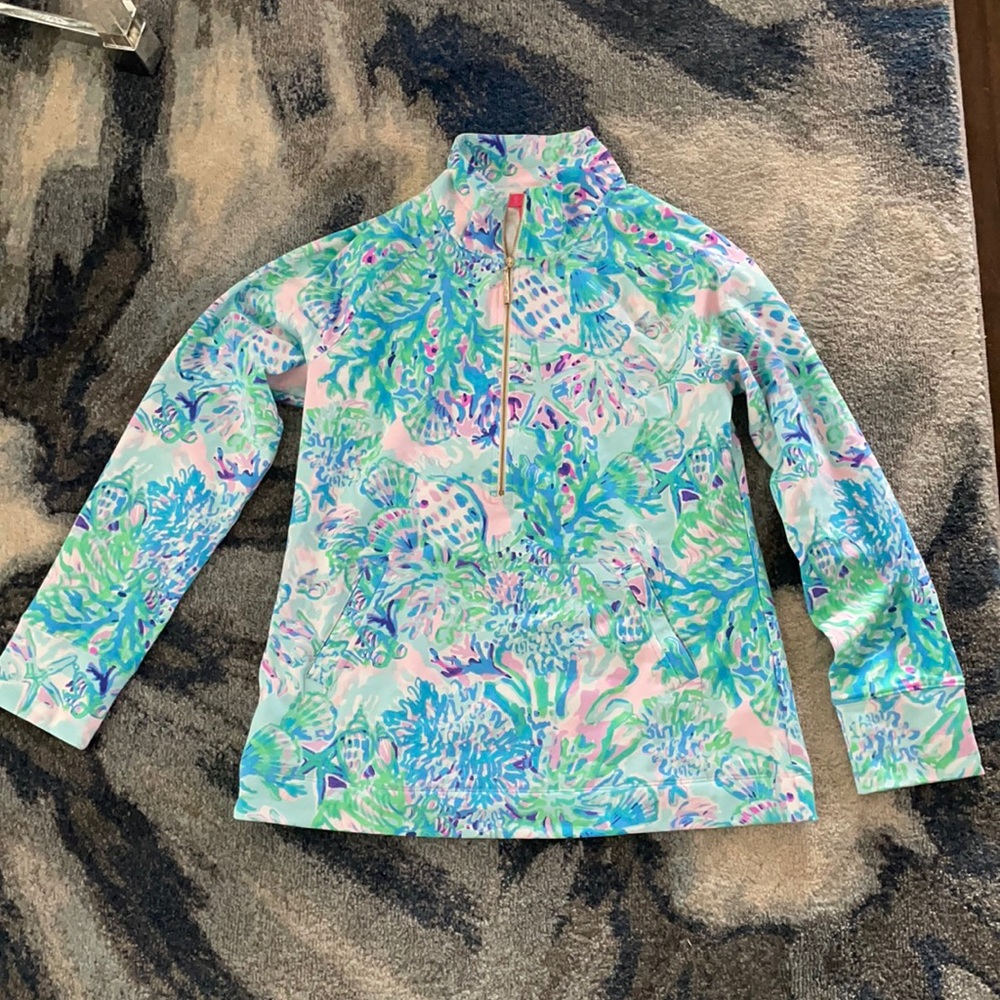 Lilly Pulitzer popover quarter zip size M